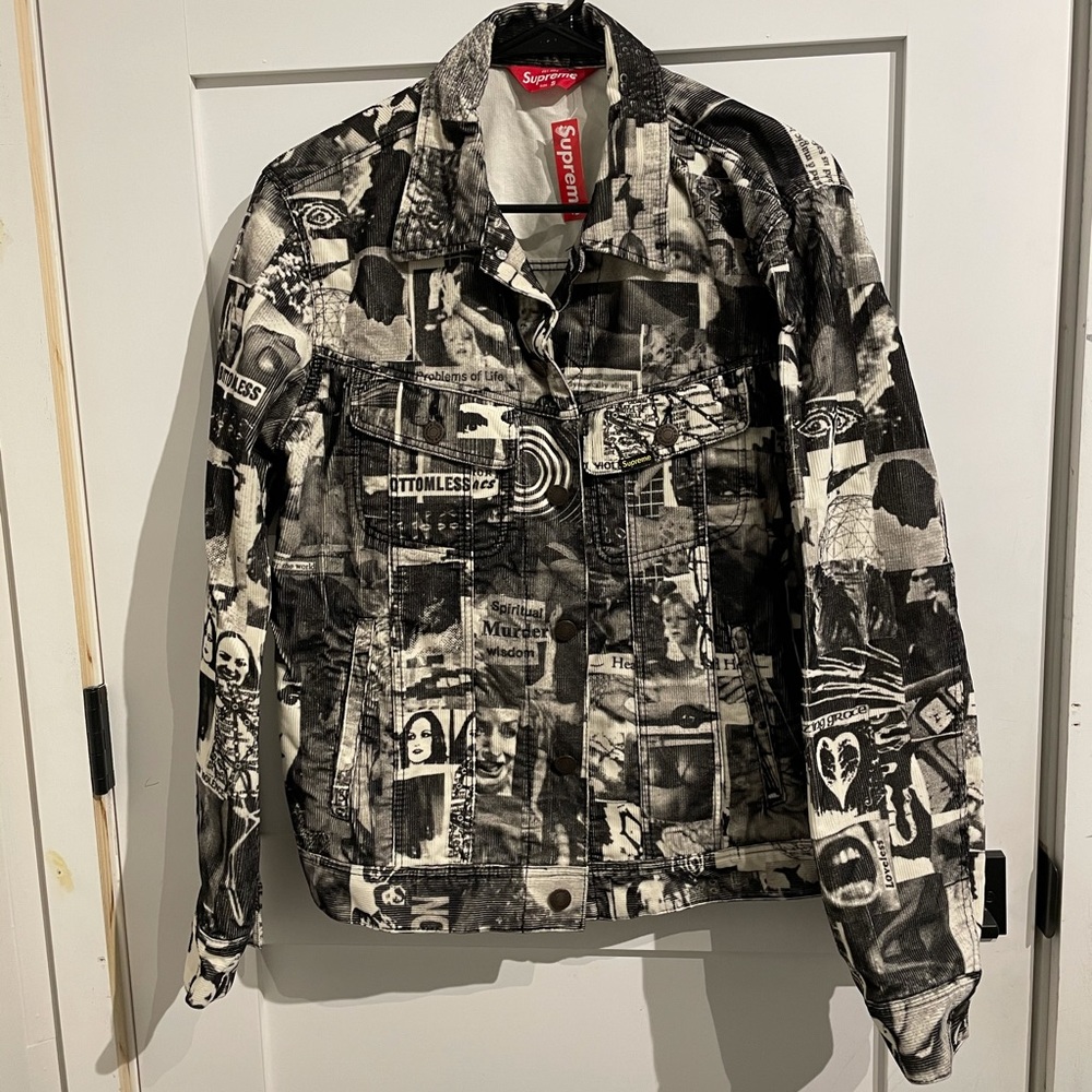 SOLD- Supreme Vibrations Corduroy Trucker Jacket
